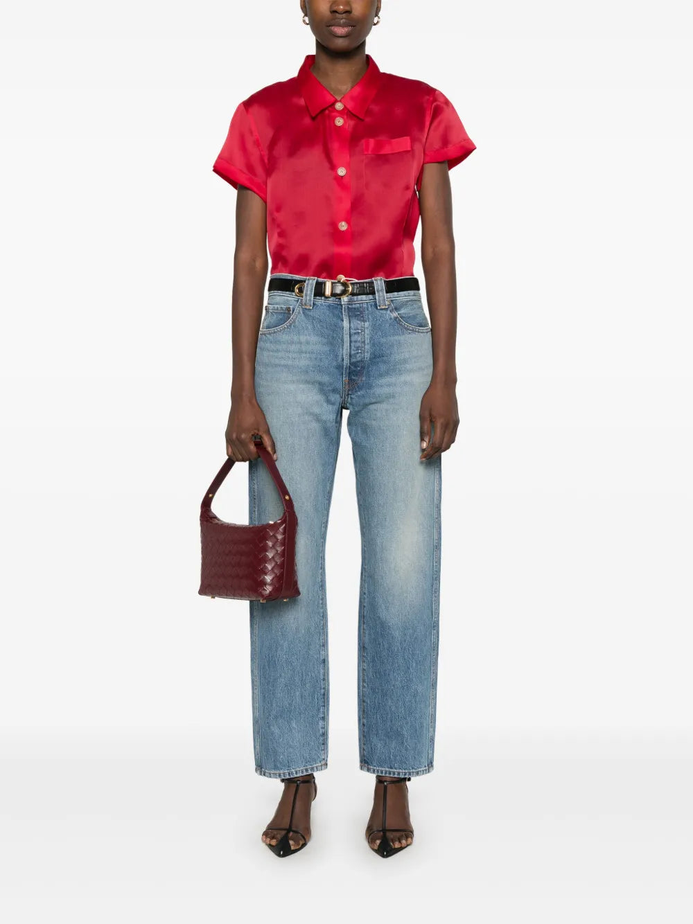 Callum jeans, denim jeans, straight cut jeans, five pocket design, blue denim