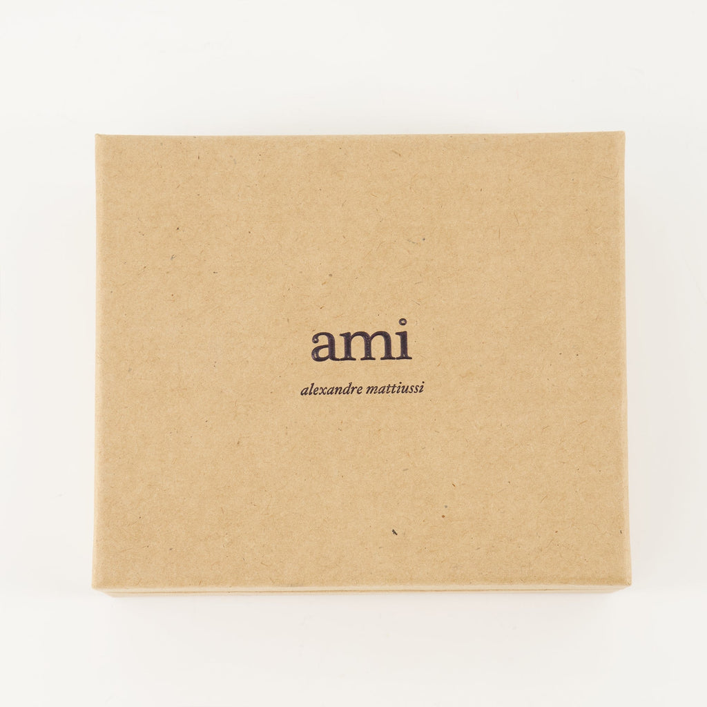 Ami de Coeur, card holder, smooth leather, unisex accessory, Ami Paris