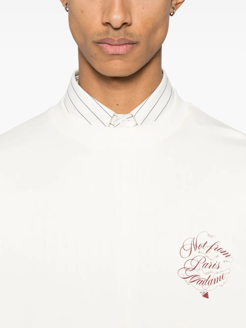 Slogan T-shirt Vignes Blanc