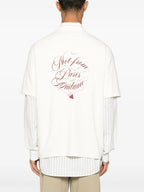 Slogan T-shirt Vignes Blanc