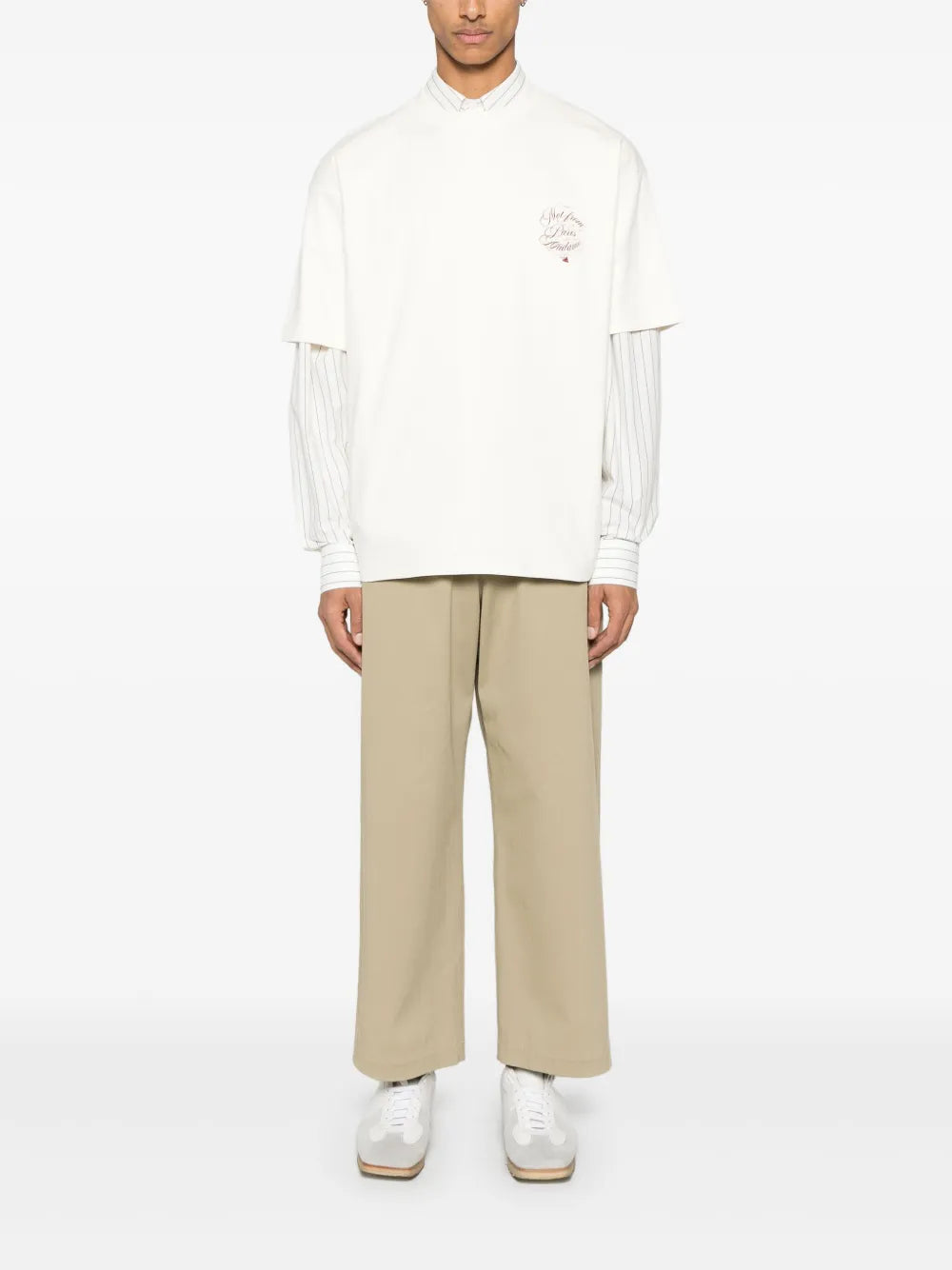 Slogan T-shirt Vignes Blanc