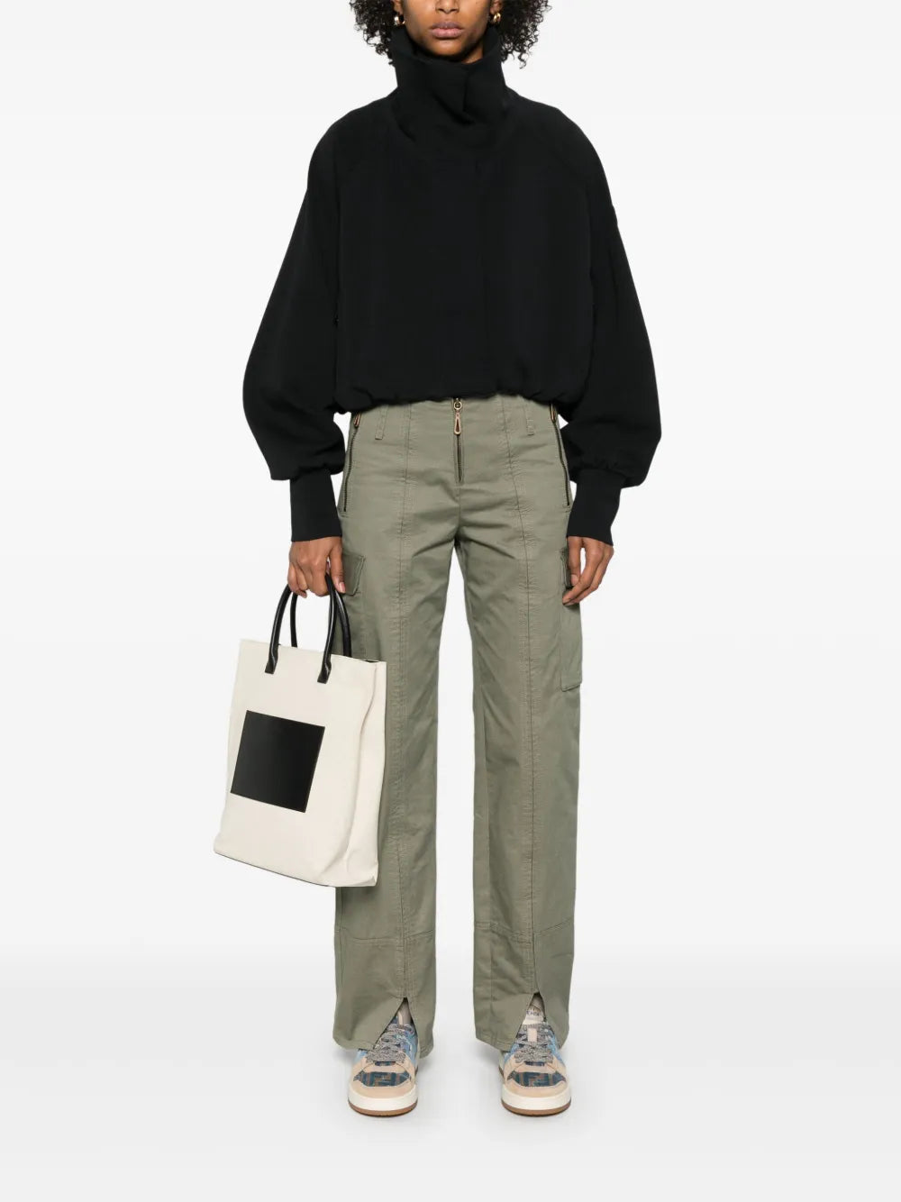 Black Zip-up Short Jacket