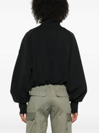 Black Zip-up Short Jacket