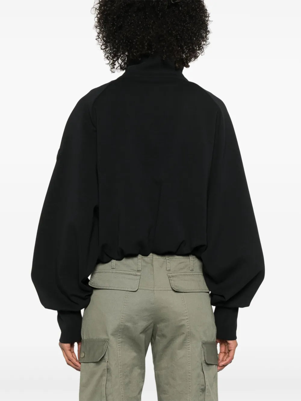 Black Zip-up Short Jacket