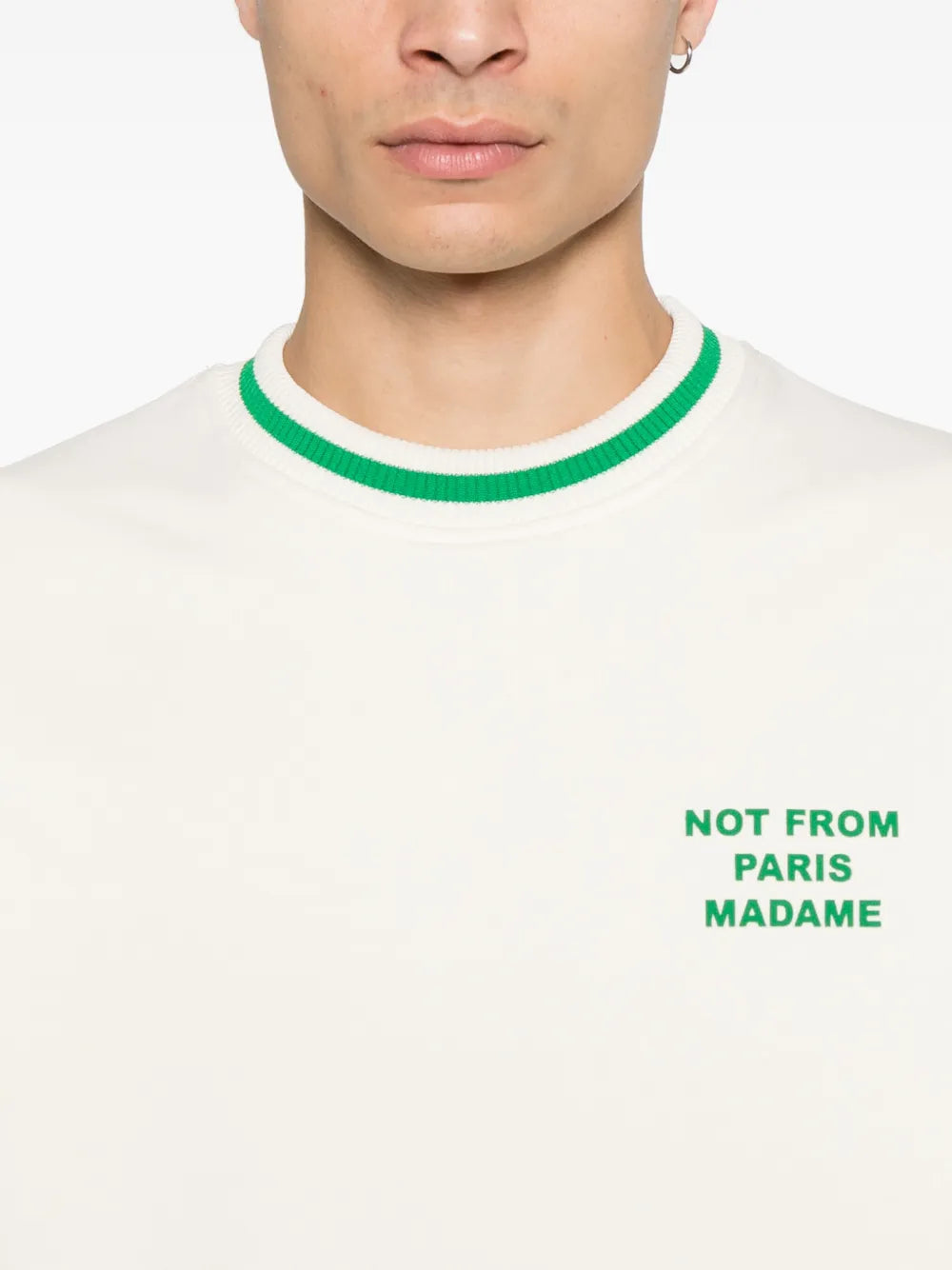 Sudadera bicolor con logo