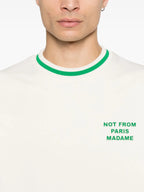 Sudadera bicolor con logo