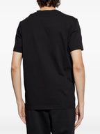 Bild des schwarzen Logo-T-Shirts von Moncler für Männer - Saison Frühling-Sommer 2025 - Detailansicht 6