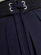 Jupe plissée navy