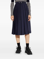 Jupe plissée navy