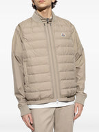 Bild der abnehmbaren Verney Beige Jacke von Moncler für Herren - Saison Frühling-Sommer 2025 - Detailansicht 1