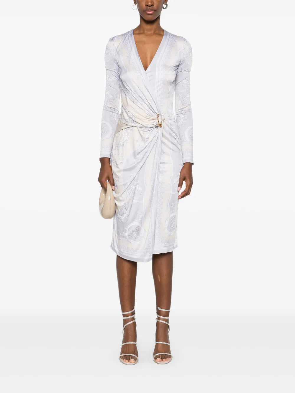 Robe Drapée en Viscose