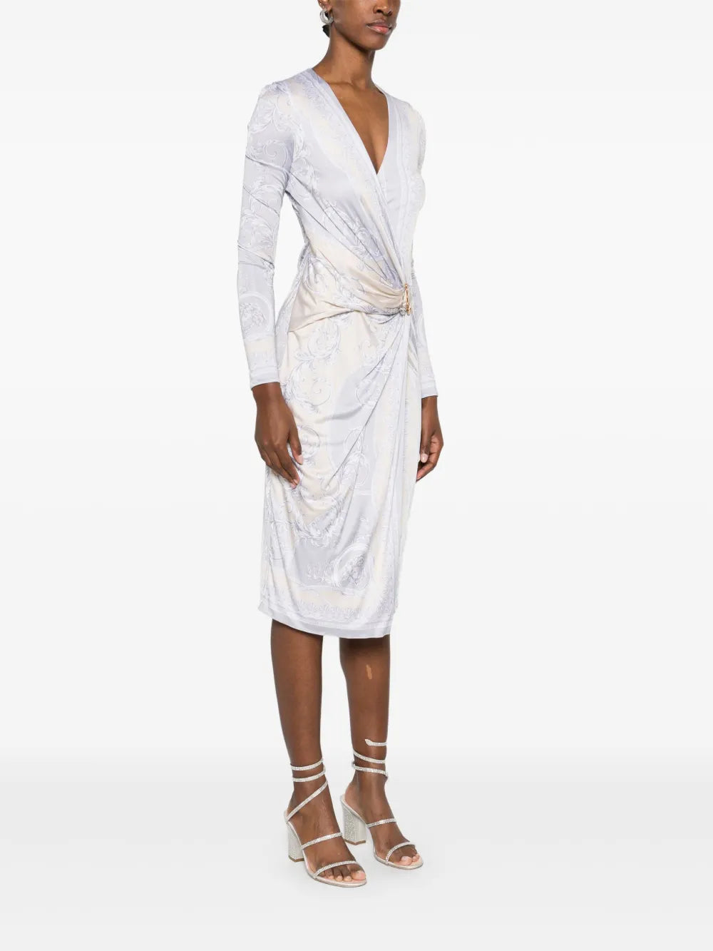 Robe Drapée en Viscose