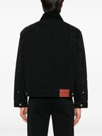 드롤 드 몽쉬르 남성용 블랙 데님 재킷 이미지 - 2025 봄-여름 시즌 - 세부사항 보기 6