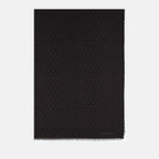 Image of Cassandre Logo Wool and Silk Scarf by Saint Laurent for Men - Season Autumn-Winter 2024 - Detail View 2