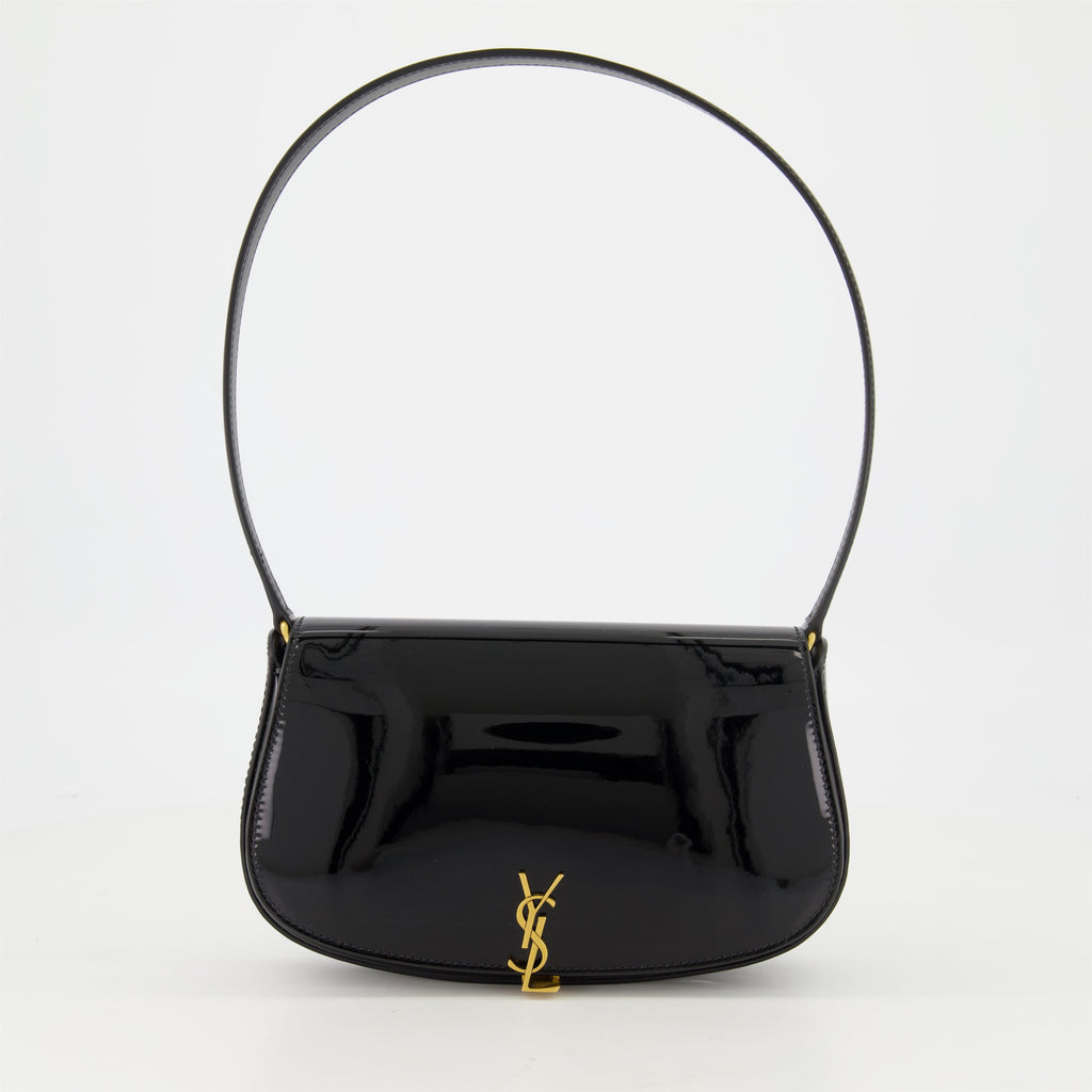 Mini Sac Voltaire, patent leather bag, Saint Laurent accessories, women’s handbags, luxury fashion