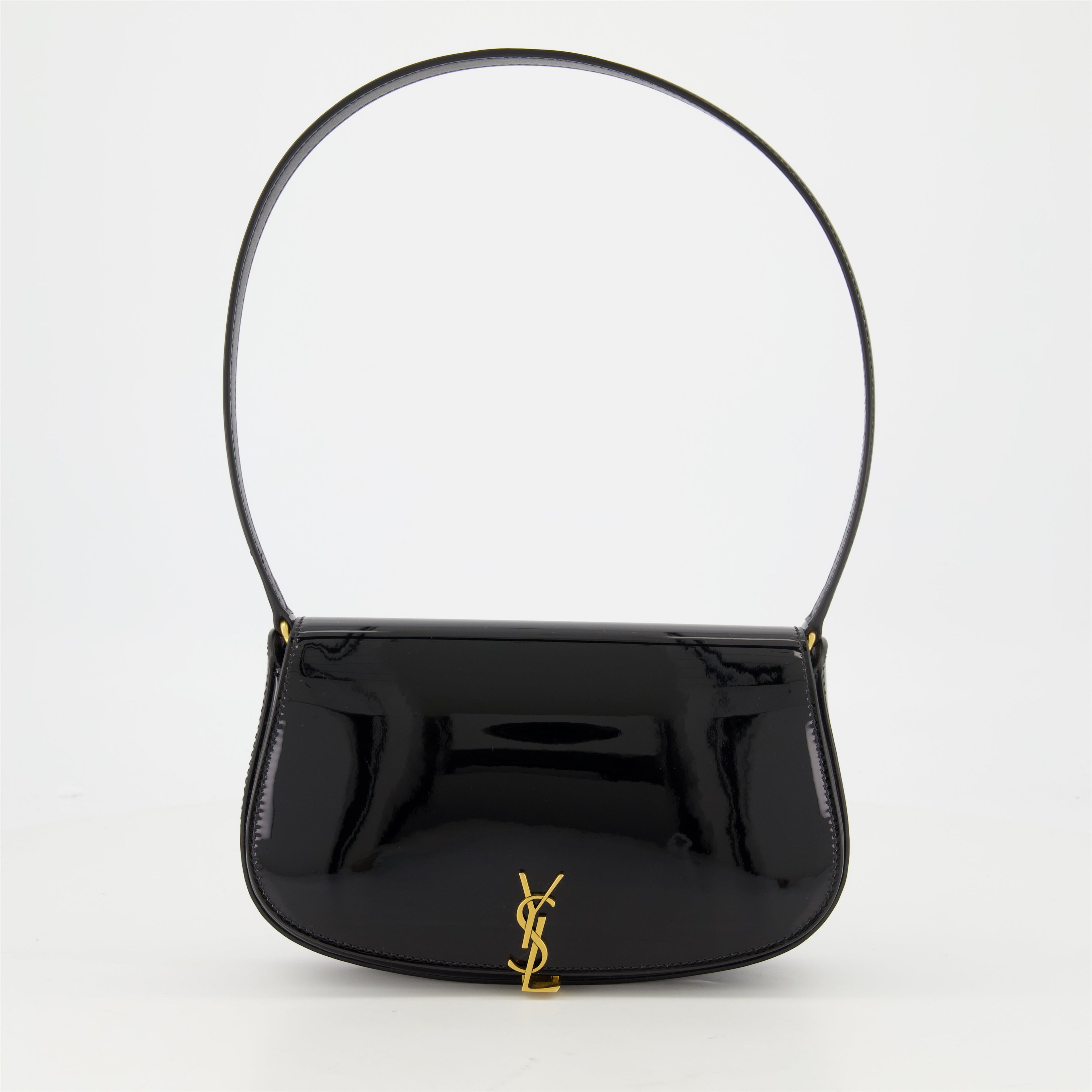 Mini Sac Voltaire, patent leather bag, Saint Laurent accessories, women’s handbags, luxury fashion