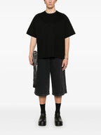Image of Black T-shirt by Sacai for Men - Season Spring-Summer 2025 - Back View