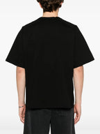 Image of Black T-shirt by Sacai for Men - Season Spring-Summer 2025 - Detail View 1