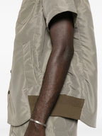 베이지 나일론 셔츠