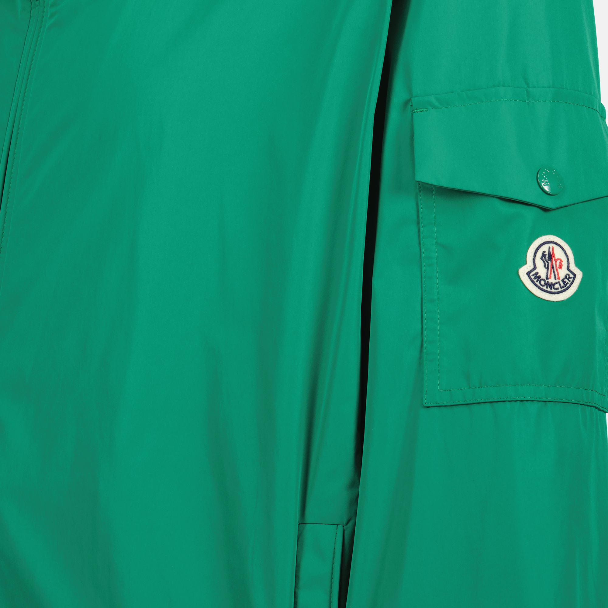 Bilde av Sassière grønn vindjakke fra Moncler for menn - Sesong Vår-Sommer 2025 - Detaljvisning 1