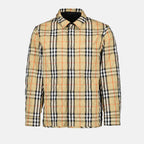 reversible jacket, quilted outerwear, Burberry style, autumn fashion, luxury jacket