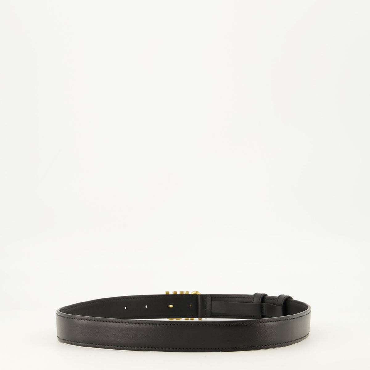Black Leather Belt