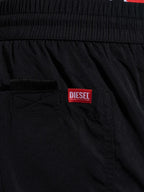 swim shorts, black swimwear, Diesel swimwear, mens swim shorts, adjustable swim shorts