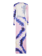Image of Tie and Dye Dress by Rabanne for Women - Season Spring-Summer 2025 - Detail View 9