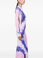 Image of Tie and Dye Dress by Rabanne for Women - Season Spring-Summer 2025 - Detail View 7