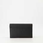 Valentino VLogo Pouch, grained calfskin pouch, designer chain pouch, luxury fashion accessories, Valentino accessories