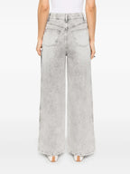Gray Button Jeans