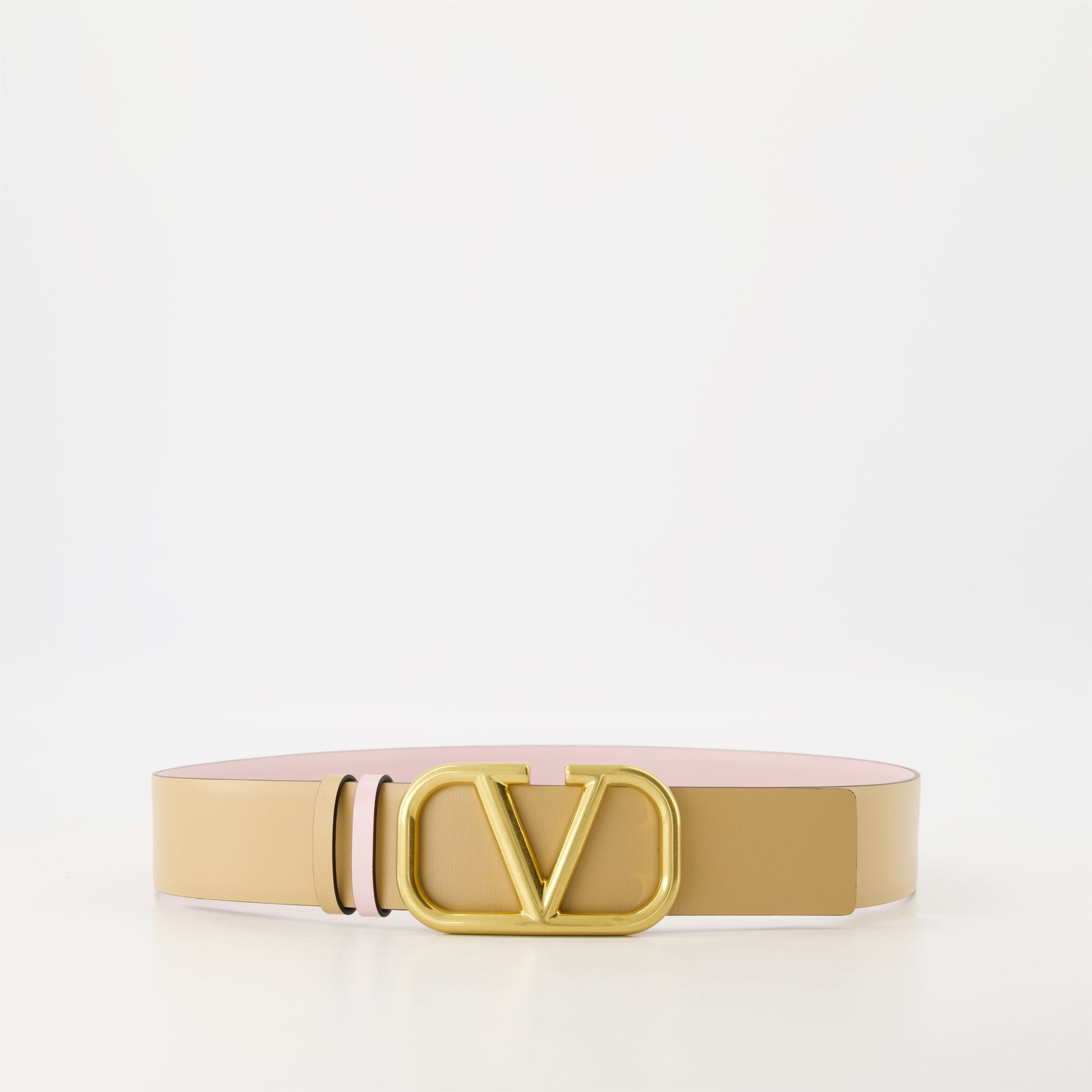 reversible belt, leather belt, VLogo belt, designer belt, luxury accessories