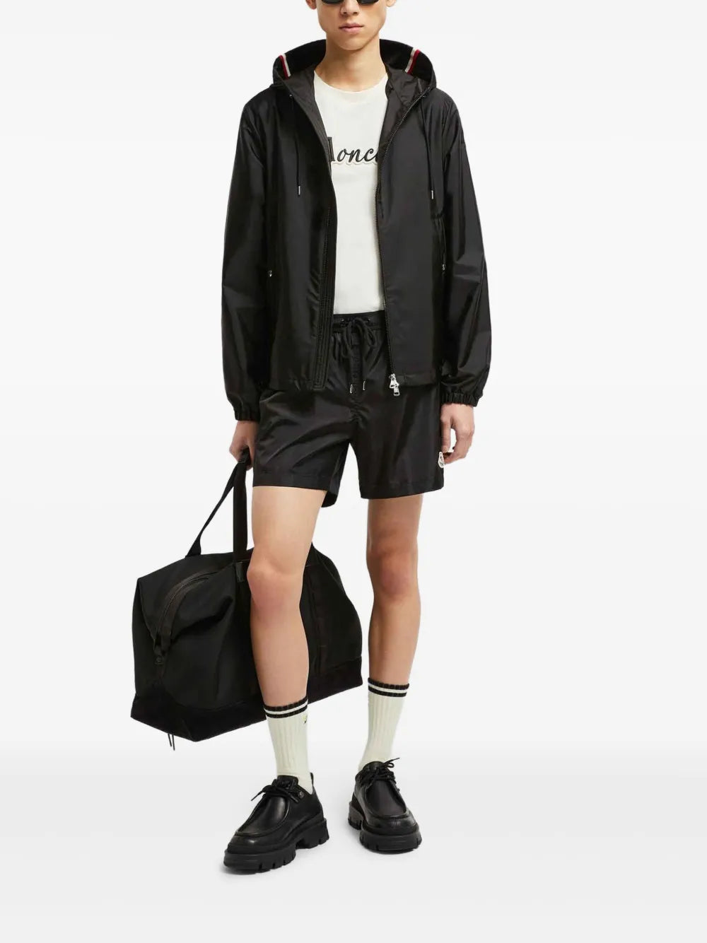 Moncler Logo Swim Shorts