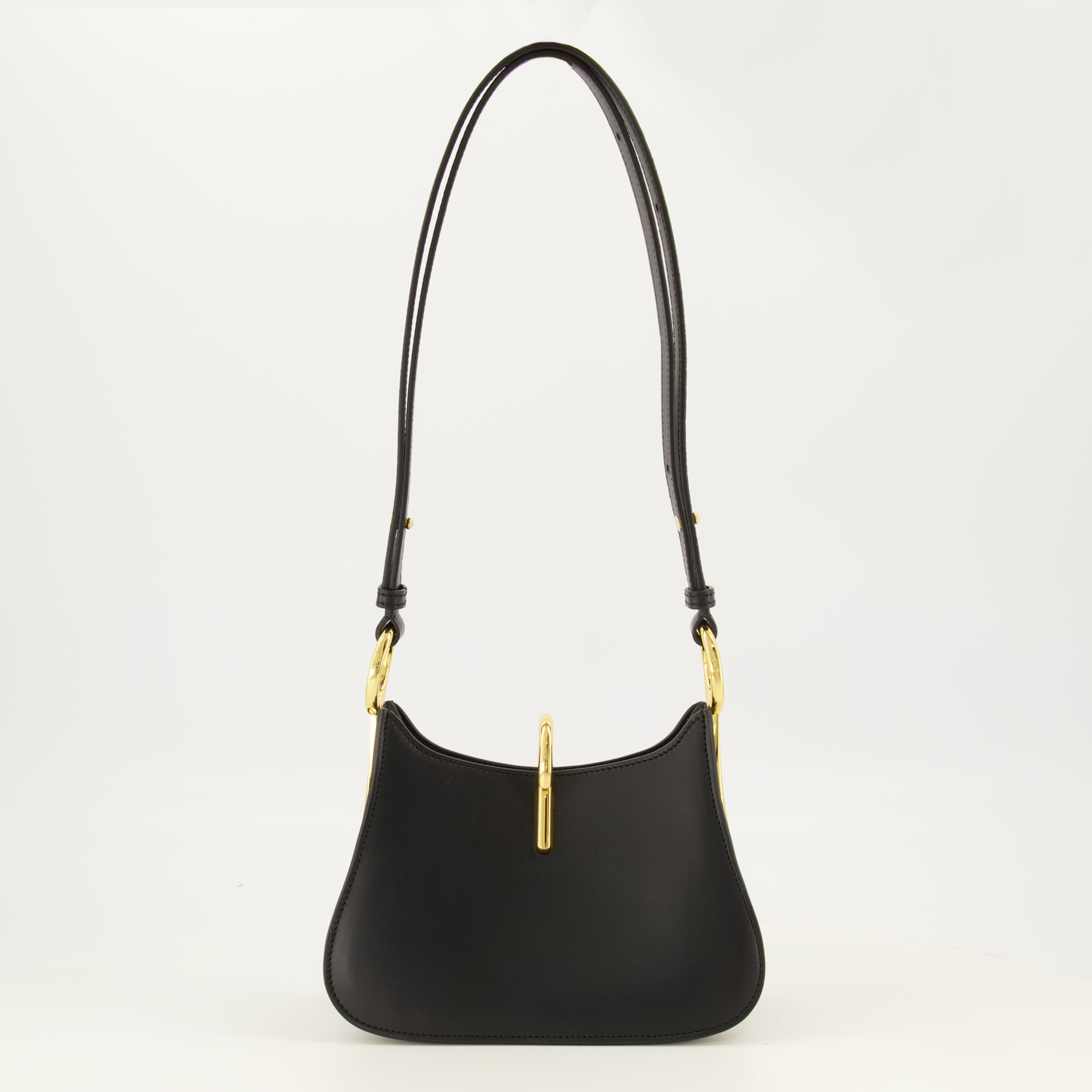 Sac Ring en Cuir Noir