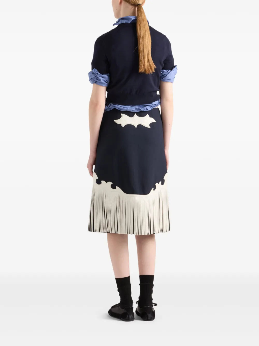 Kurzarm-Wollpullover