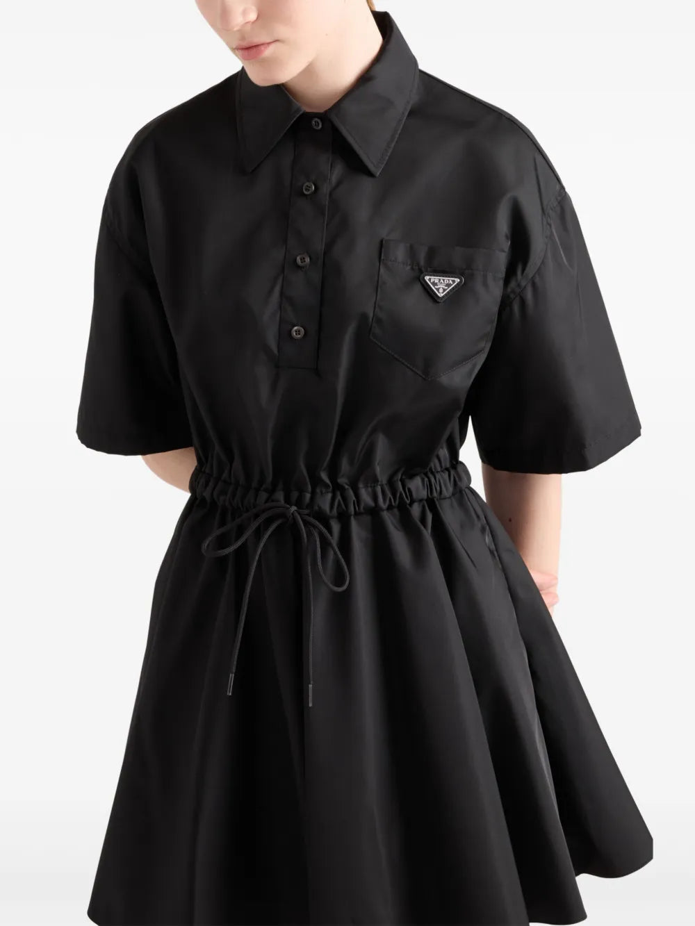 Black Re-Nylon Dress - Prada | WE IN STYLE Black Re-Nylon Dress - Prada | WE IN STYLE