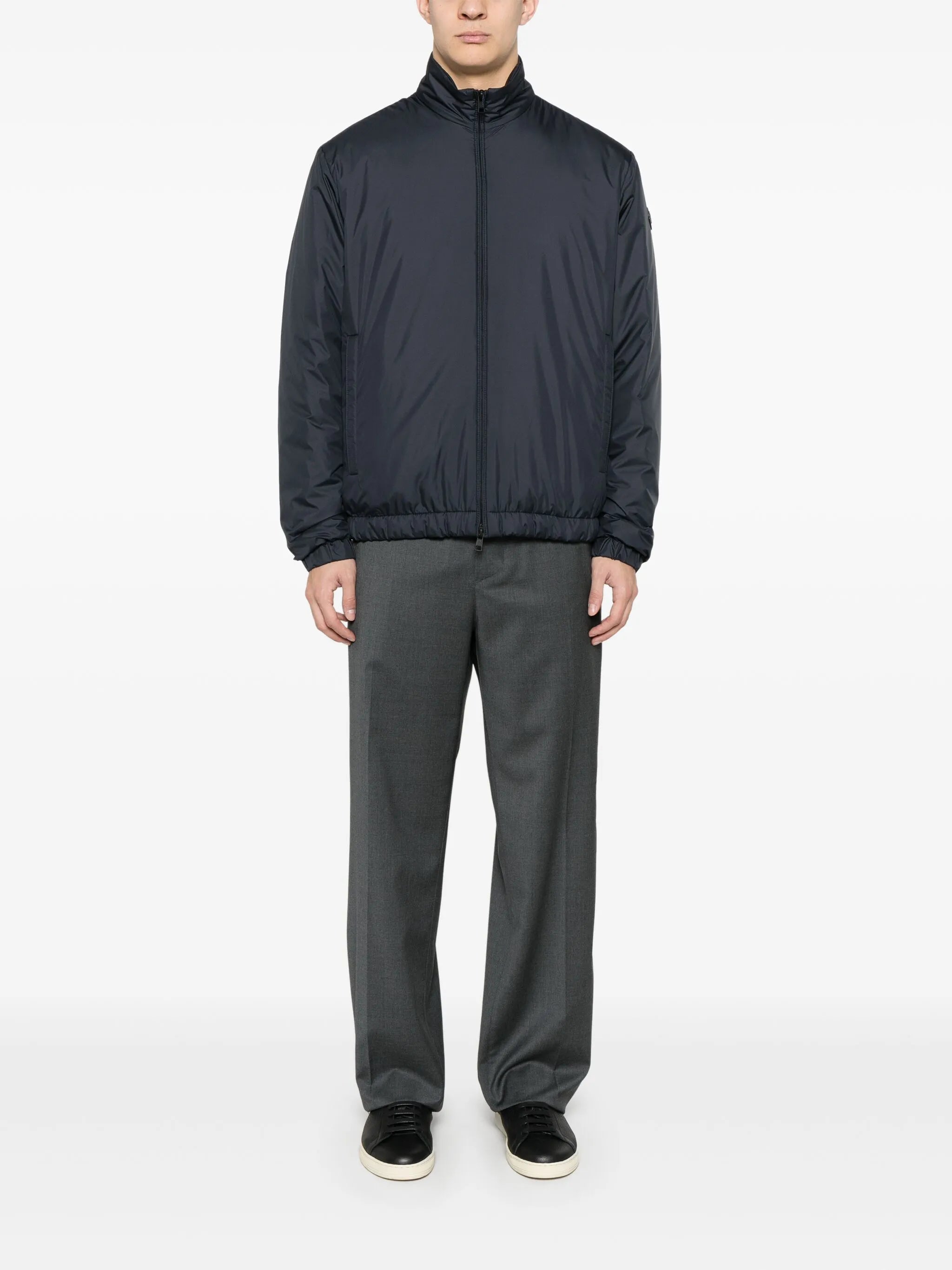 Berre Down Jacket in Navy Blue - Moncler - Men | WE IN STYLE