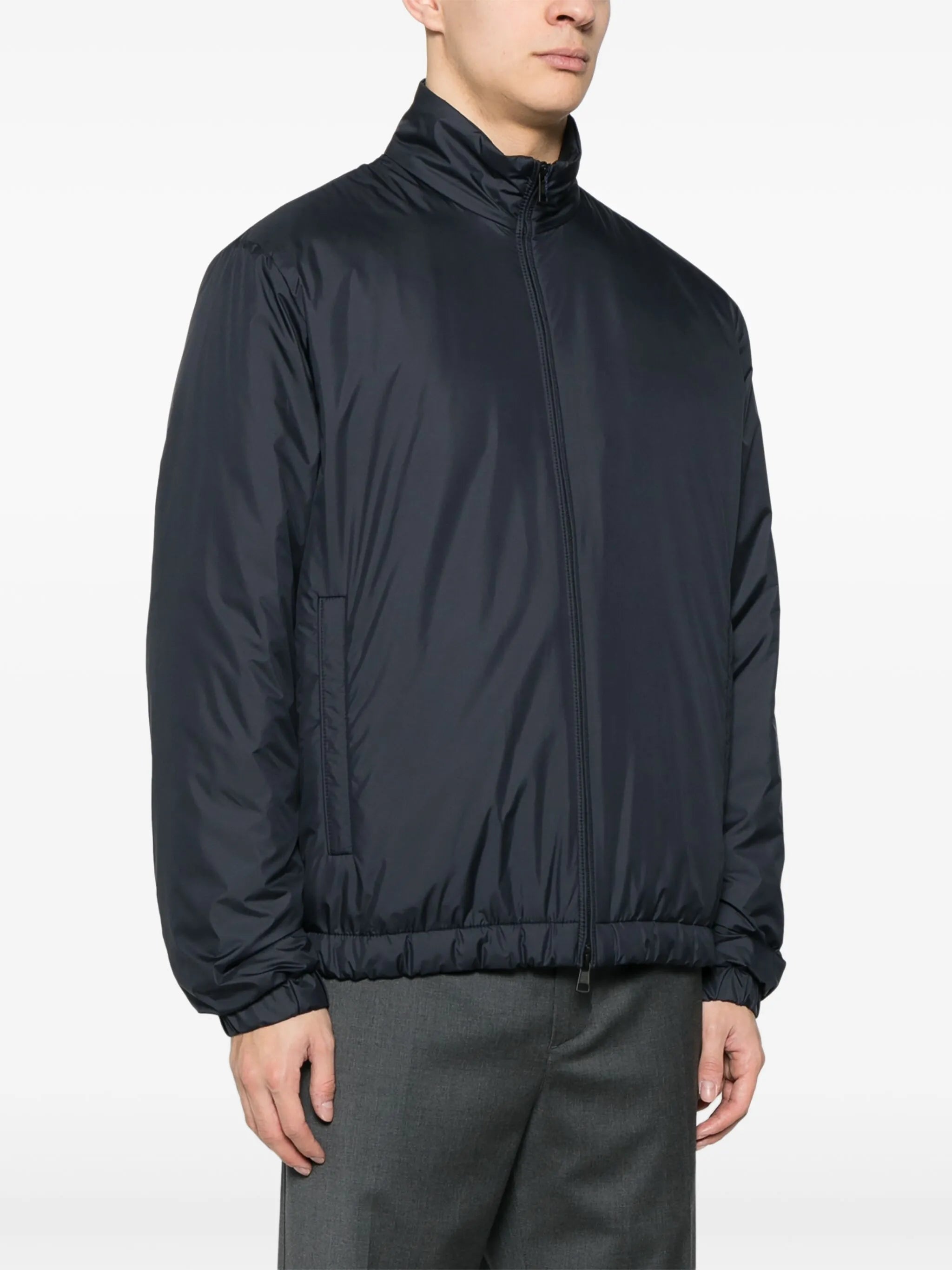Berre Down Jacket in Navy Blue - Moncler - Men | WE IN STYLE