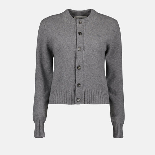 Cardigan en Cachemire Gris