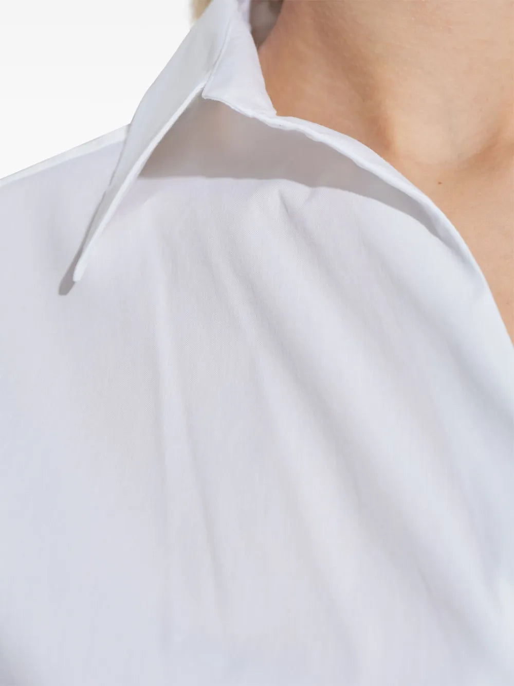 V-Delphi blouse, Diesel blouse, women's fashion, poplin top, elegant blouse