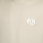 beige t-shirt, logo t-shirt, Dior t-shirt, embroidered logo, men's fashion