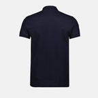 Burberry polo, blue polo shirt, classic polo, men's apparel, cotton shirt