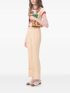 raffia bag, elegant handbag, leather accent bag, stylish accessory, Mini Cherryfic