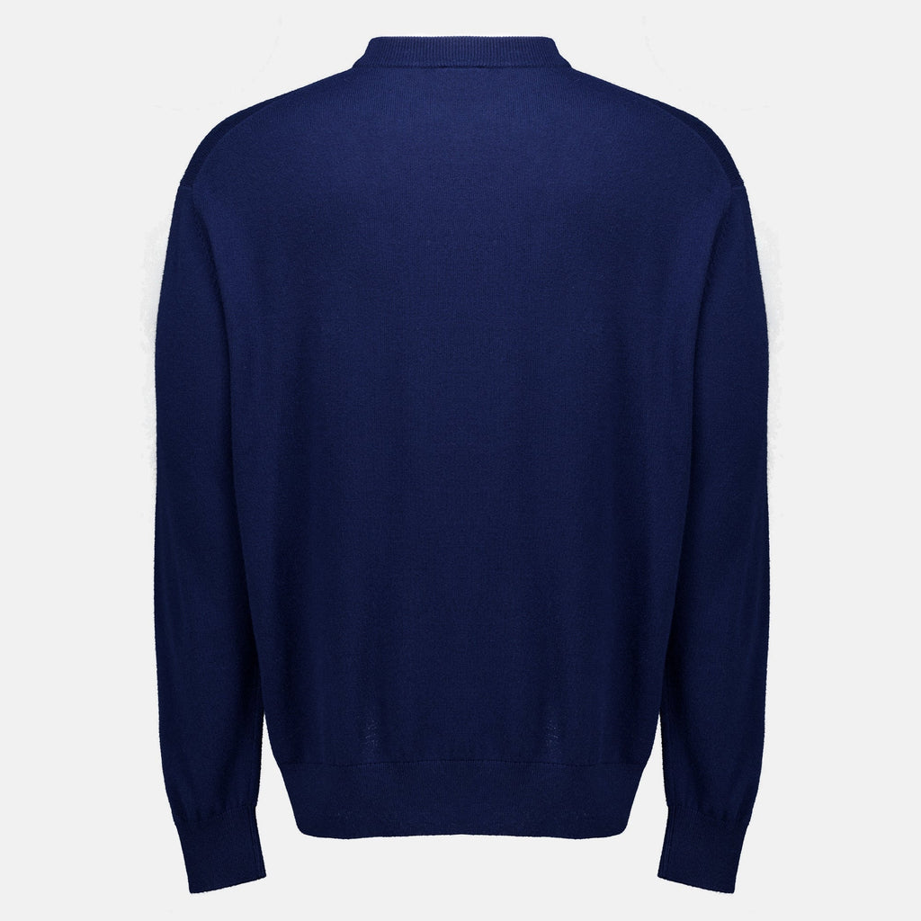 Jersey de lana D Miror azul marino