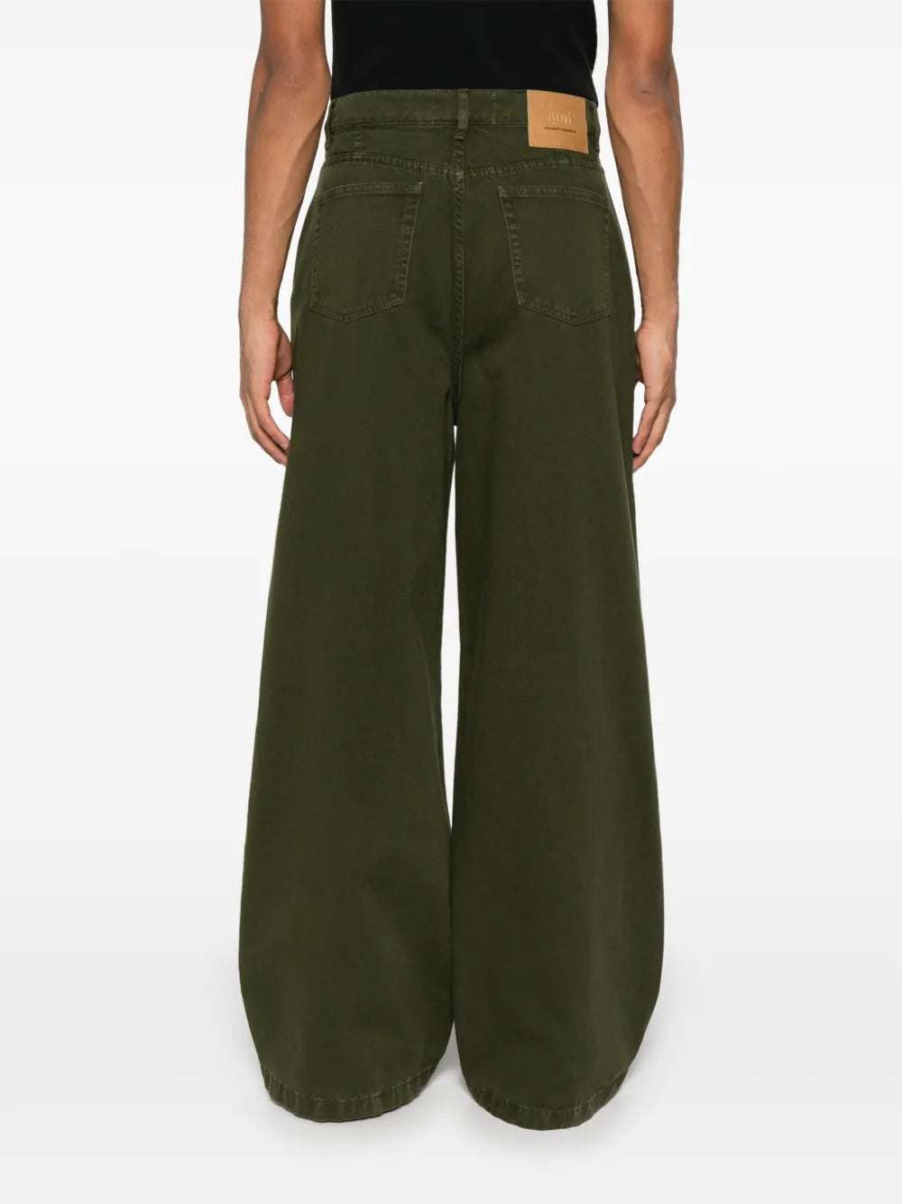 Jeans Khaki a Gamba Larga