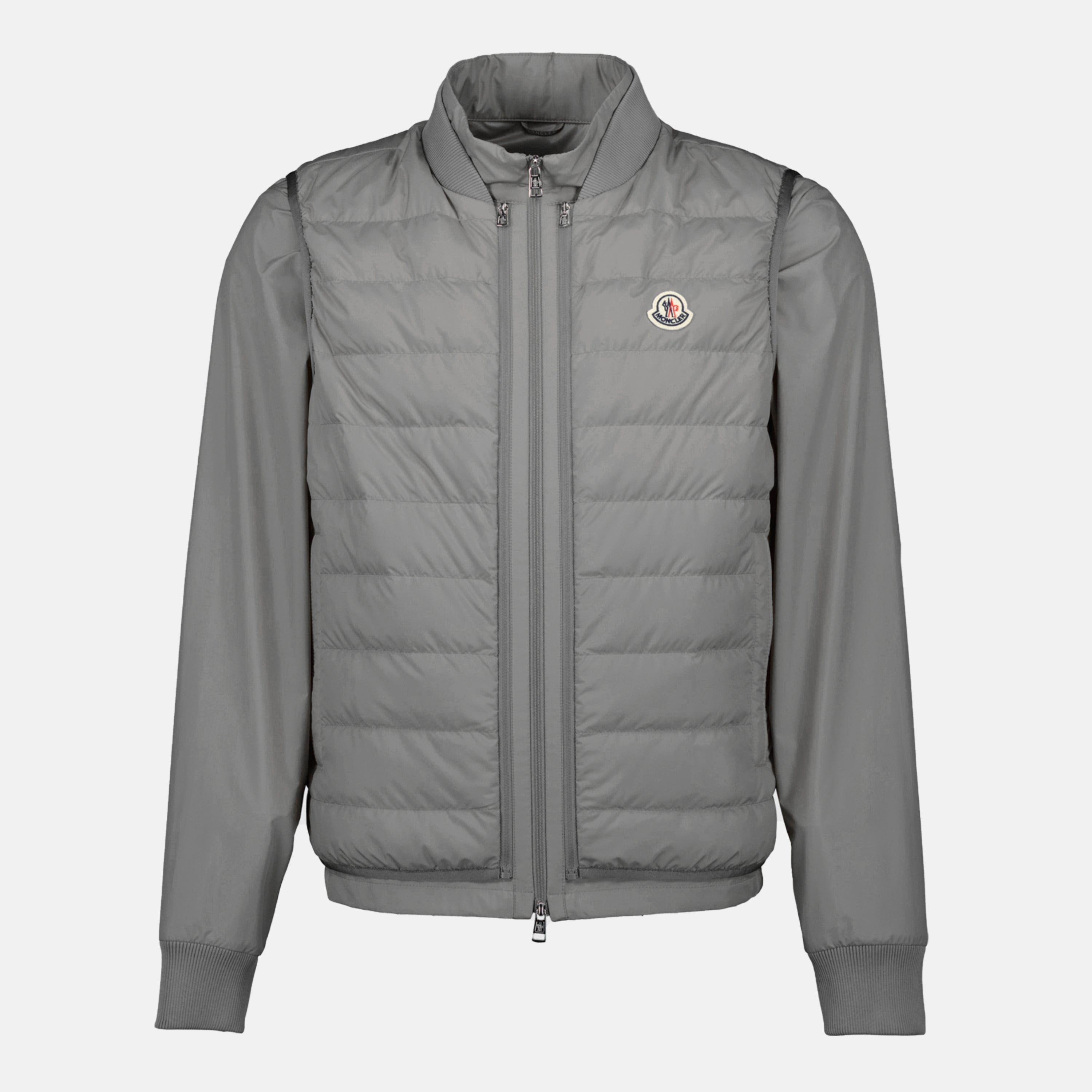 Image de l'article Doudoune Verney 3 en 1 grise de la marque Moncler pour Homme - Saison Printemps-Été 2026 - Vue de Face
