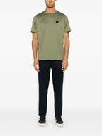 Image of Vertical Logo T-shirt by Moncler for Men - Season Spring-Summer 2025 - Back View