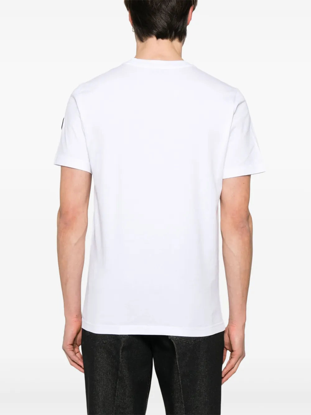 White Distressed Logo T-Shirt