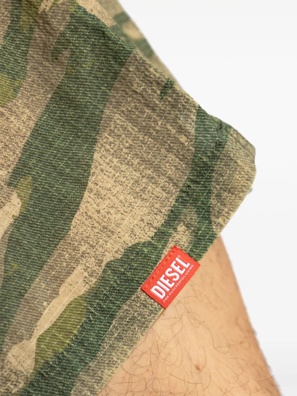 Camouflage Print Swim Shorts