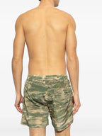 Image of Camouflage Print Swim Shorts by Diesel for Men - Season Spring-Summer 2025 - Detail View 1